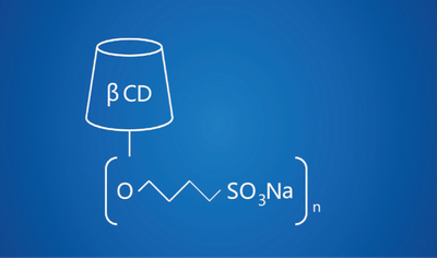 Betadex sulfobutyl éter sal de sodio 182410-00-0